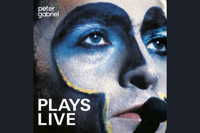 The album cover of Peter Gabriel's Plays Live