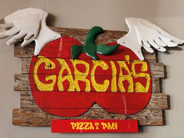 The Garcia's logo sign.