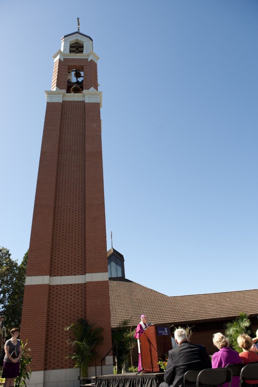 Bell Tower Dedication with Archbishop Vlazny, September 2009