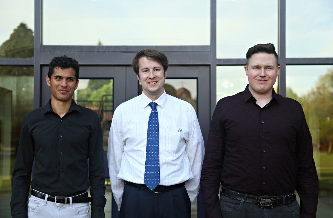 MS OTM Students: Kevin Mowrey, Noah Schutte, and Ragnar Hartmann
