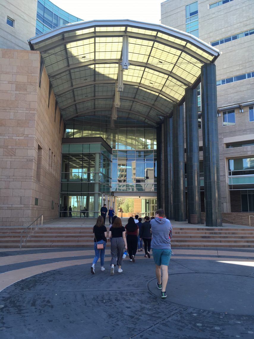 students entering Federal Court building for Operation Streamline