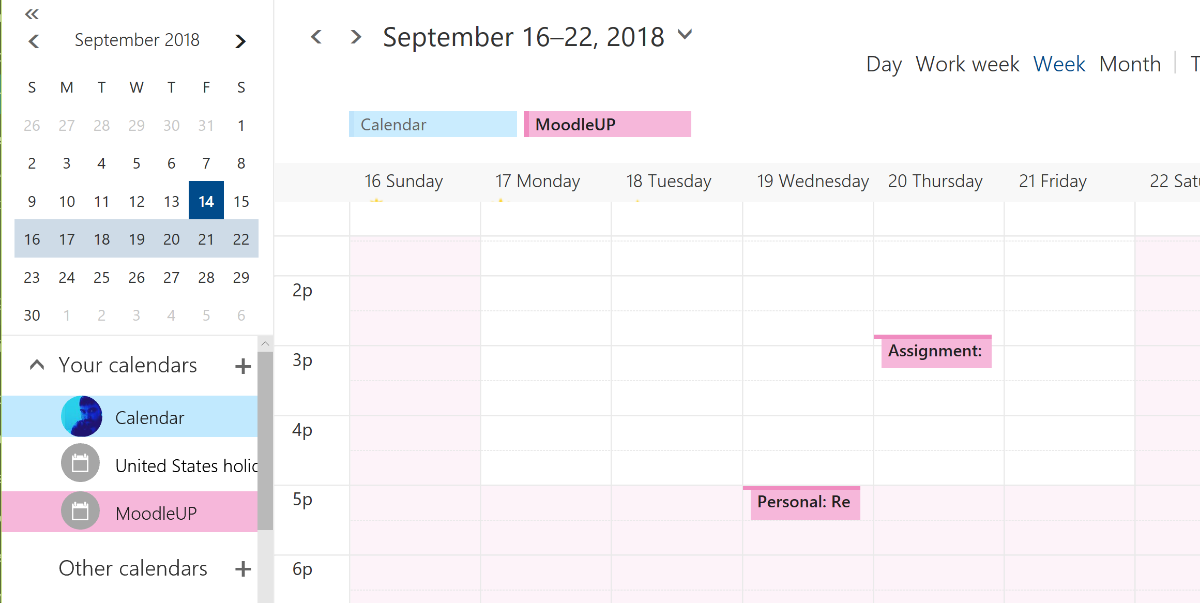 How to synchronise Google Calendar with Moodle 