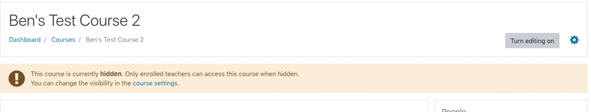 moodle how to hide assignments